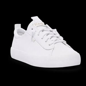 Keds Women's White Leather Sneakers